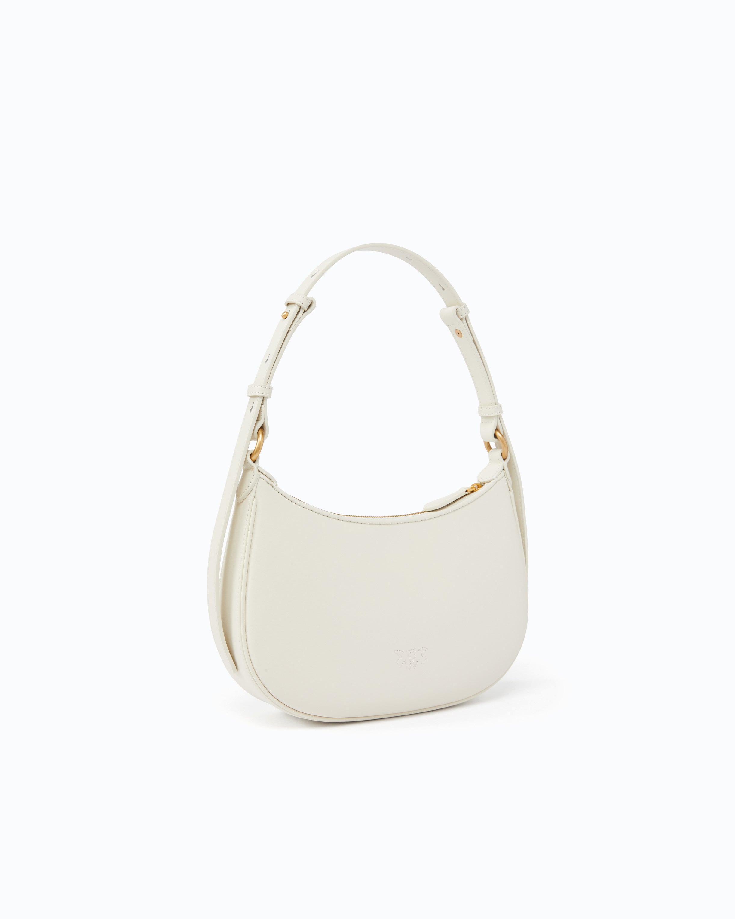 Pinko Mini Love Bag Half Moon torebka biała