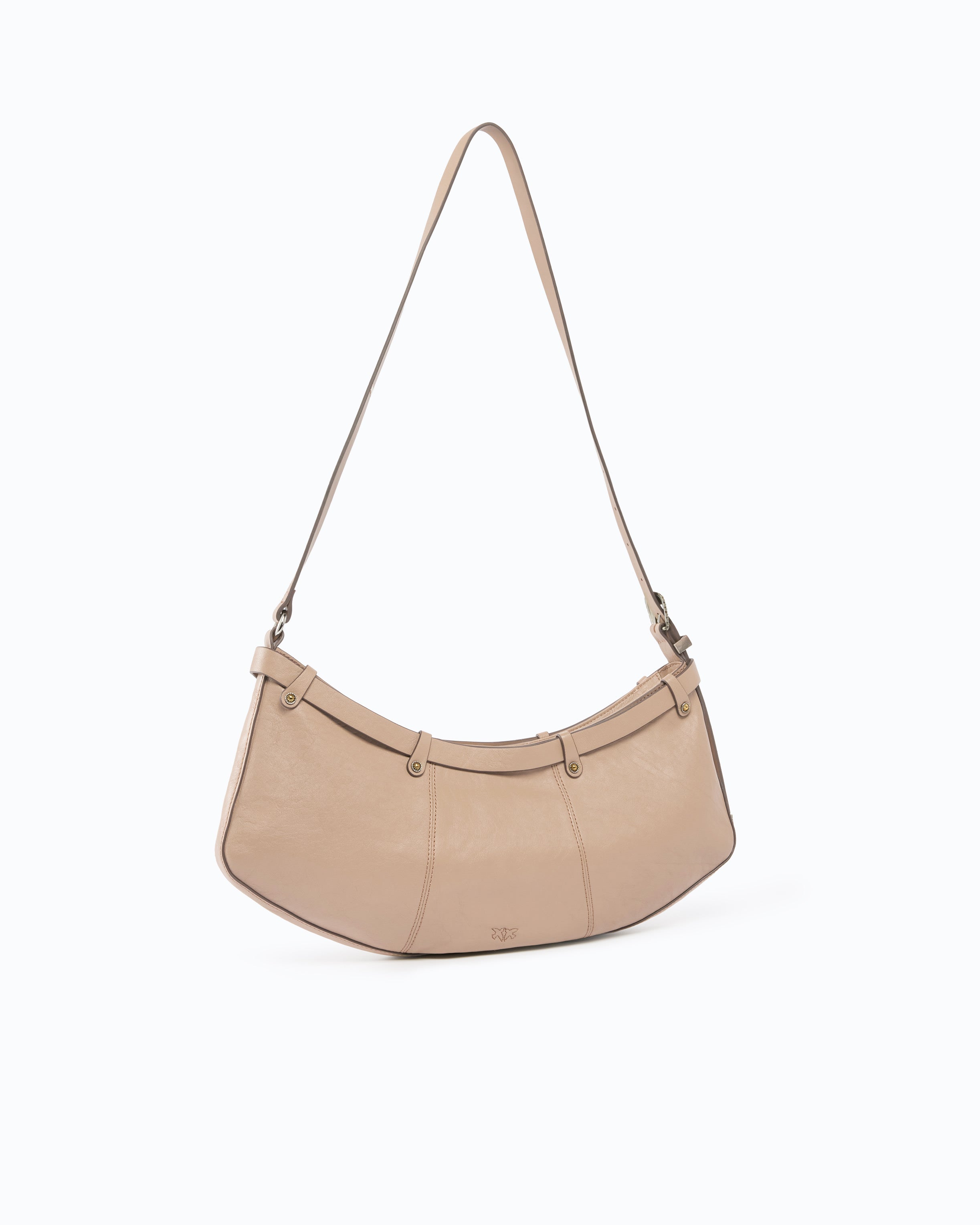 Pinko Pocket Body Bag torebka skórzana hobo