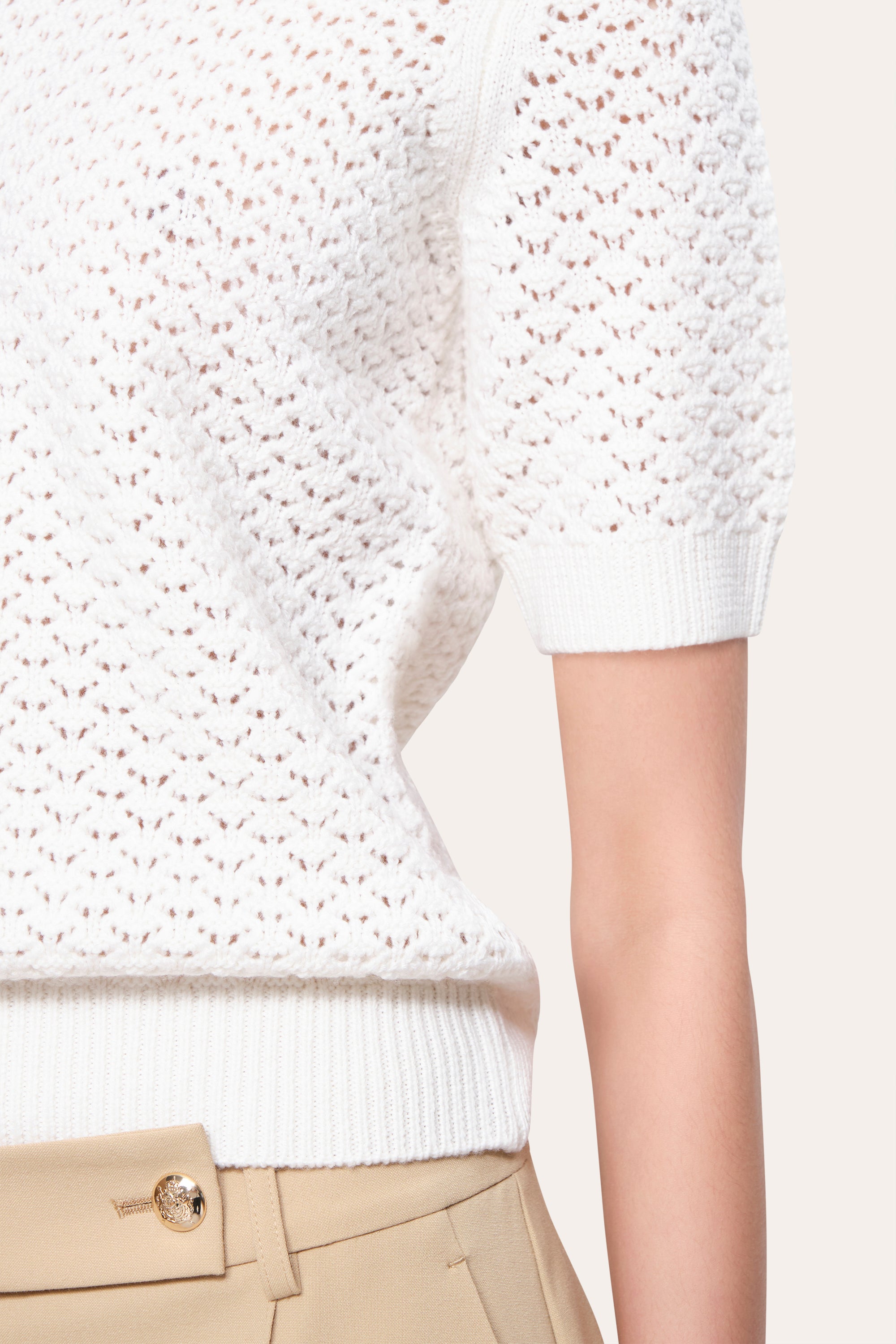 Elie Tahari Jasmine spodnie cygaretki Toffee wąskie