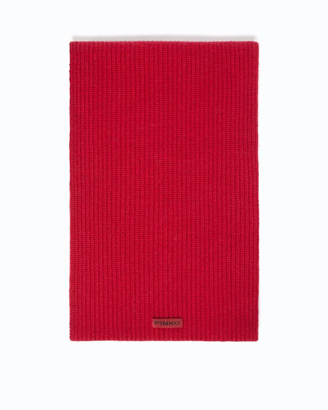 Pinko Slovenia Scarf szalik z wełny i kaszmiru