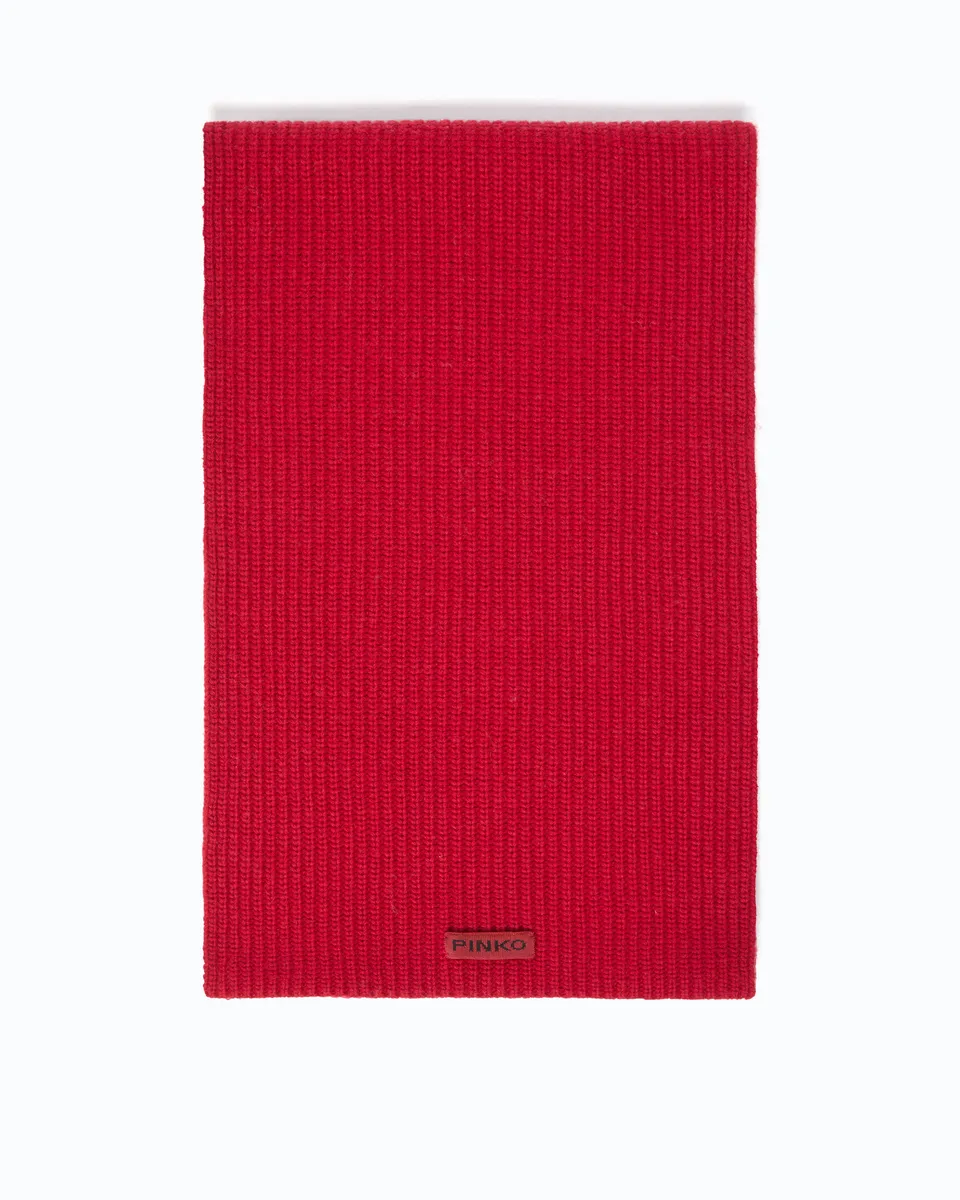 Pinko Slovenia Scarf szalik z wełny i kaszmiru