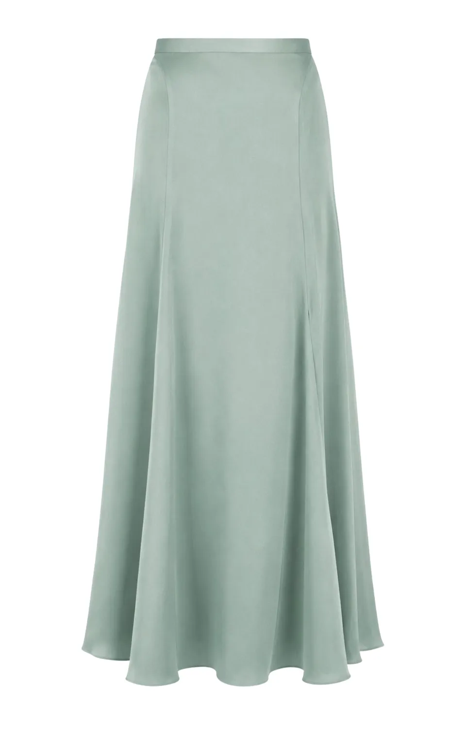 Temperley London Amerie spódnica satynowa zielona