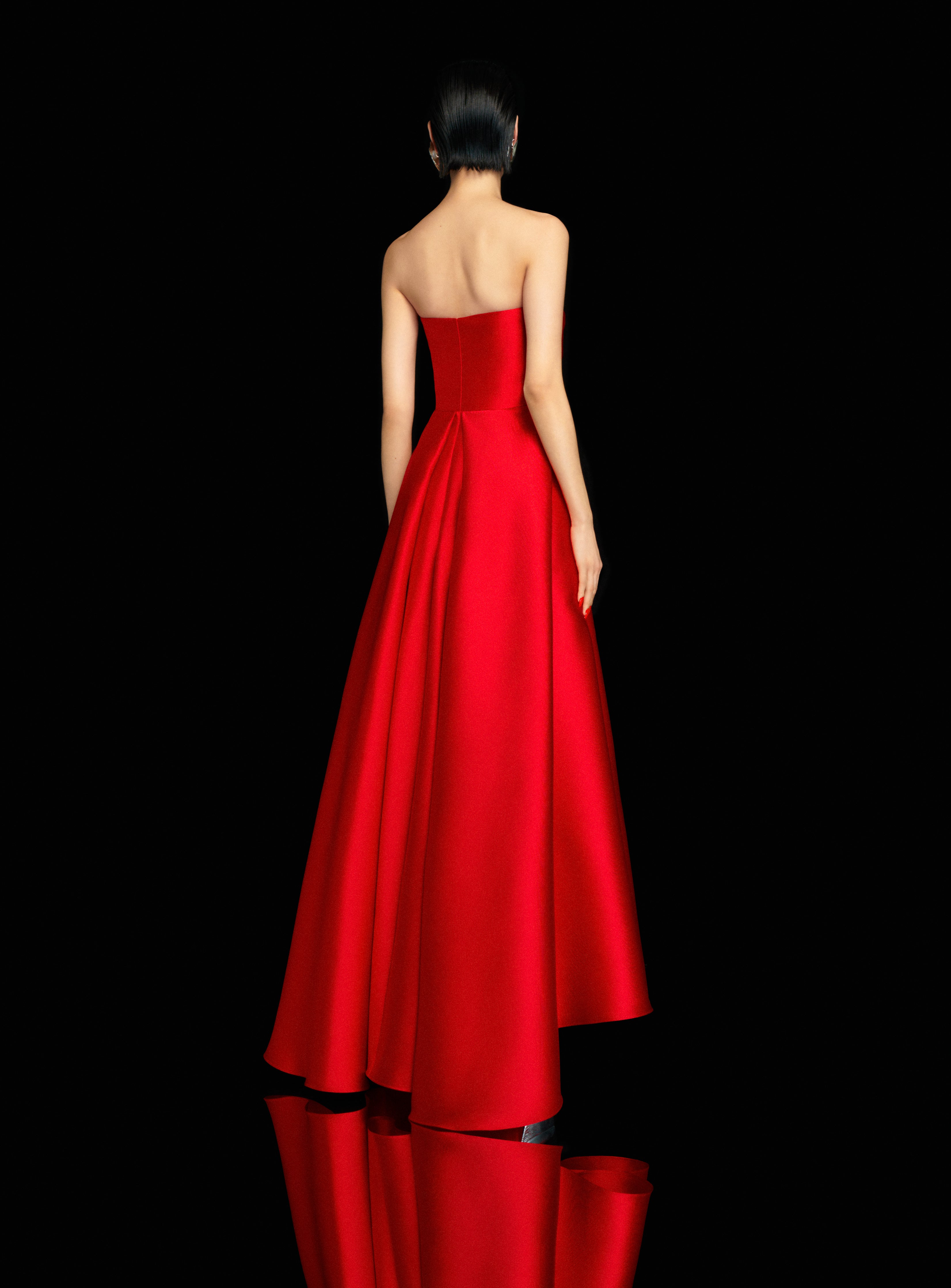 Solace London Tiffany sukienka wieczorowa czerwona rozm. 10