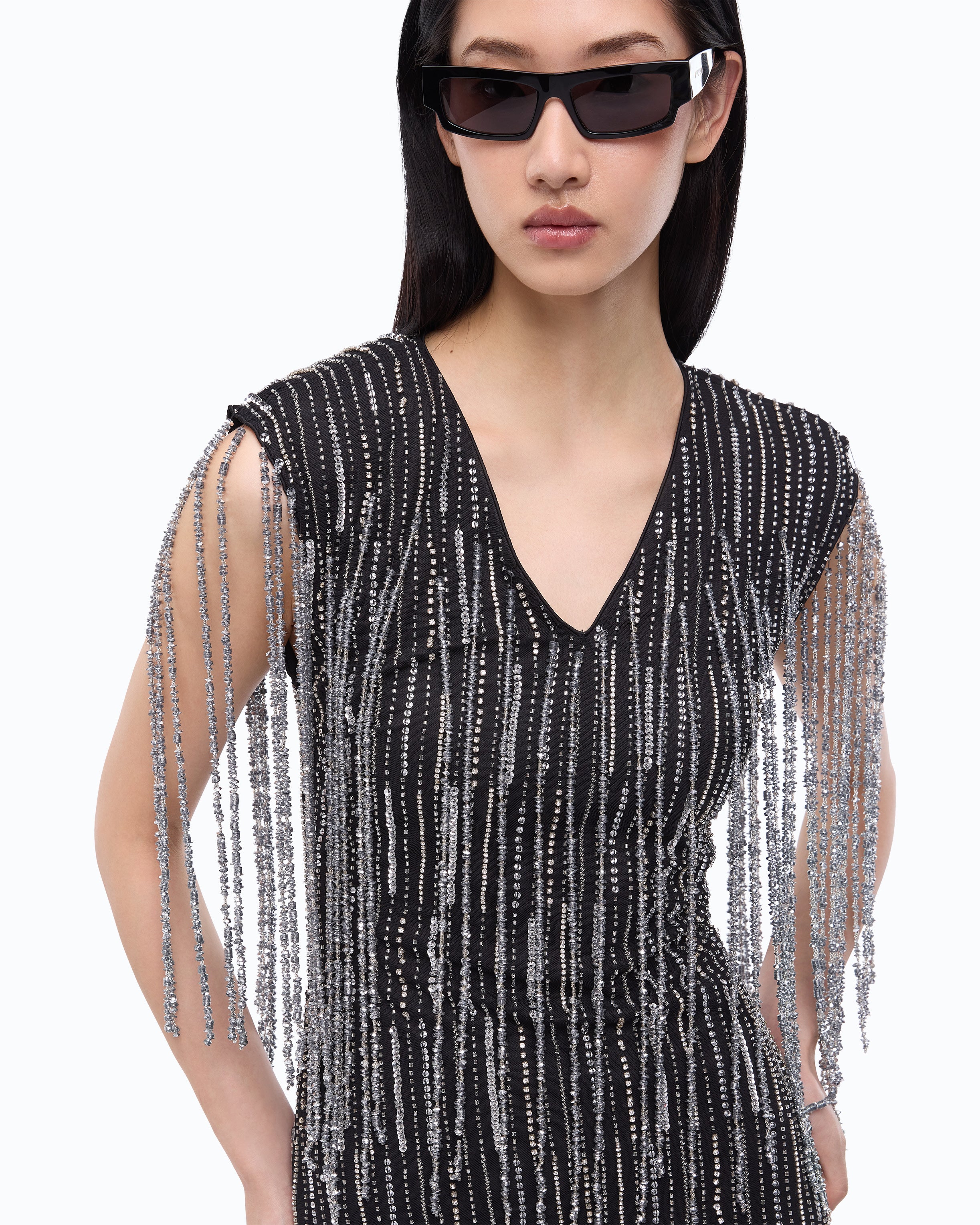 Pinko Alfa Dress sukienka wieczorowa długa czarna